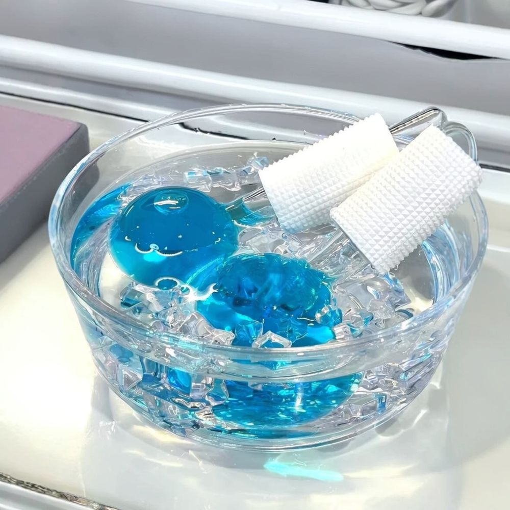 Face Ice Roller Puffiness - 얼굴 마사지용 아이스 글로브, 냉각 롤러,