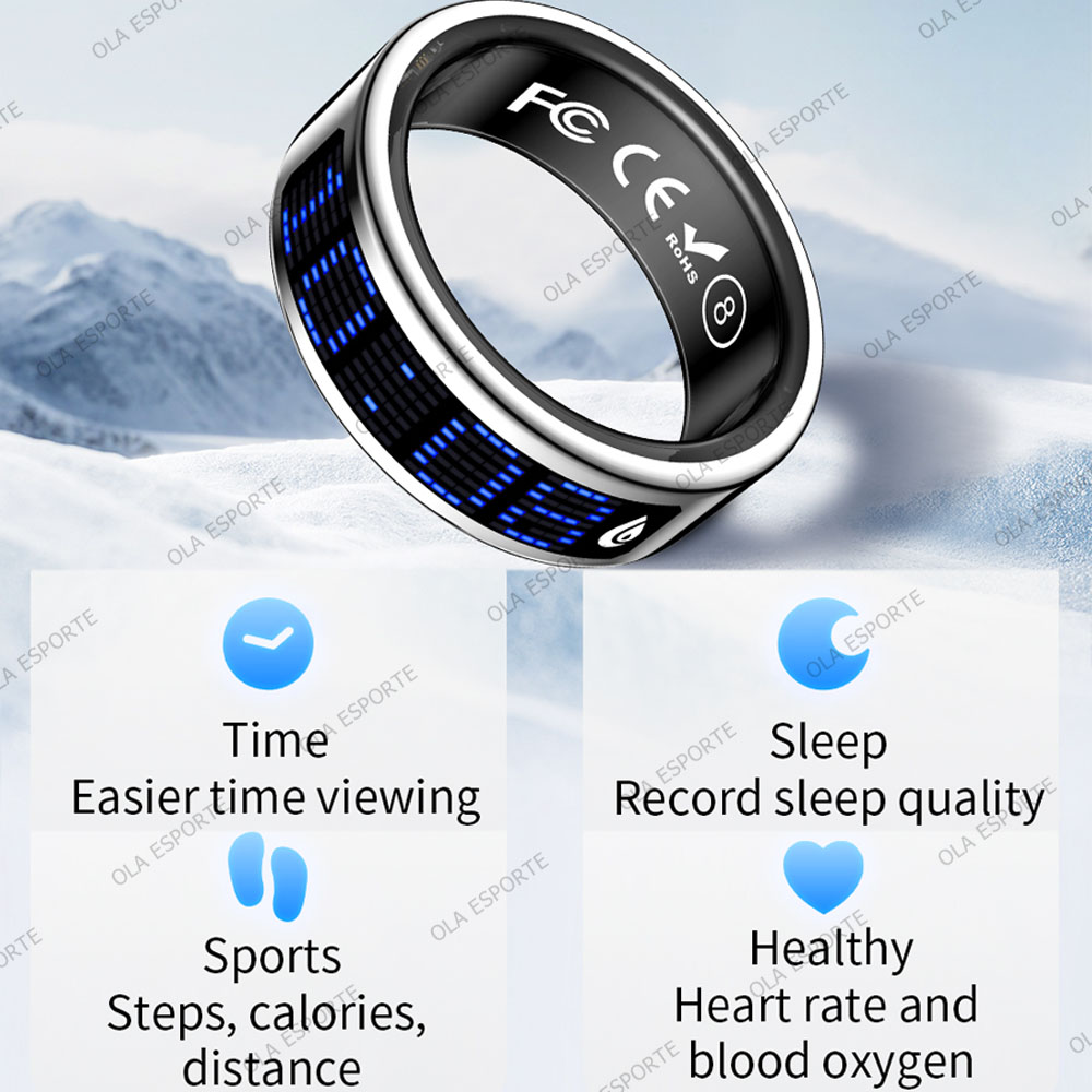 스마트 링 디스플레이 화면 터치, 통화 알림, 타스비흐 - Health Monitors 리뷰 및 가격