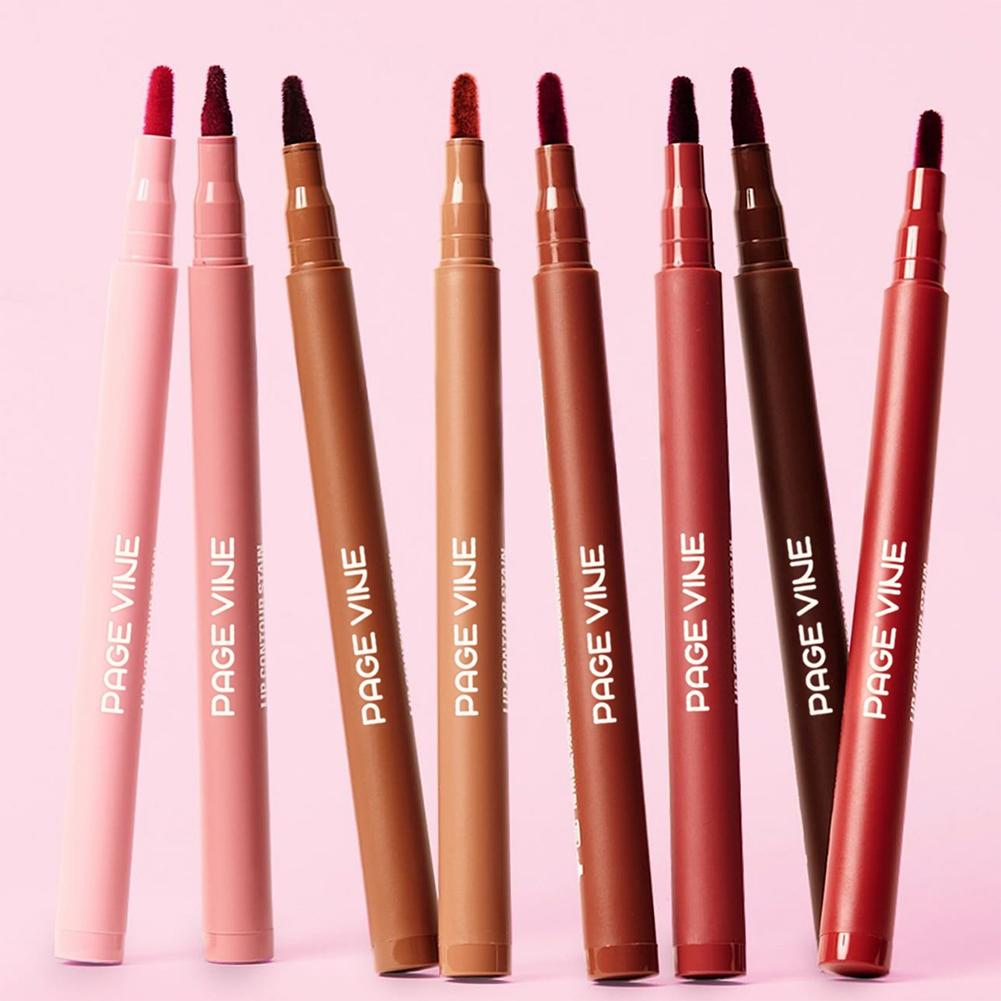 방수 매트 립라이너 펜슬 레드 컨투어 틴트 립스틱 롱래 - Matte Velvet Lip Tint Long Lasting 리뷰 및 가격
