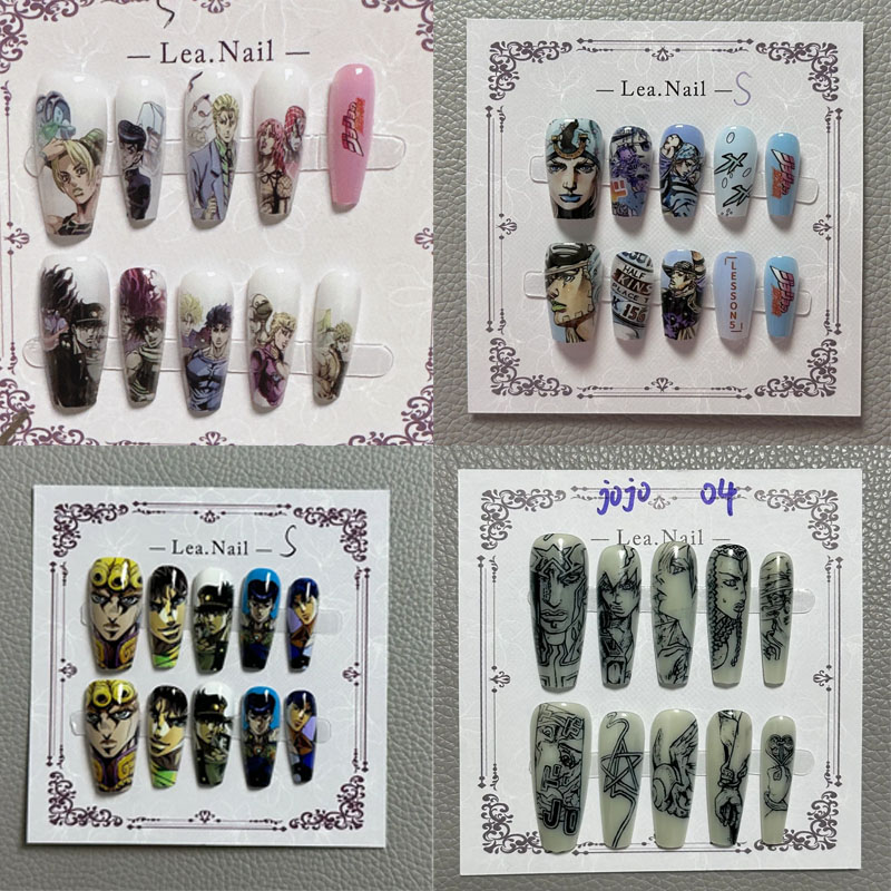 JOJO 네일 아트 학생 애니메이션 캐릭터 매니큐어 장 - Nail Art 리뷰 및 가격