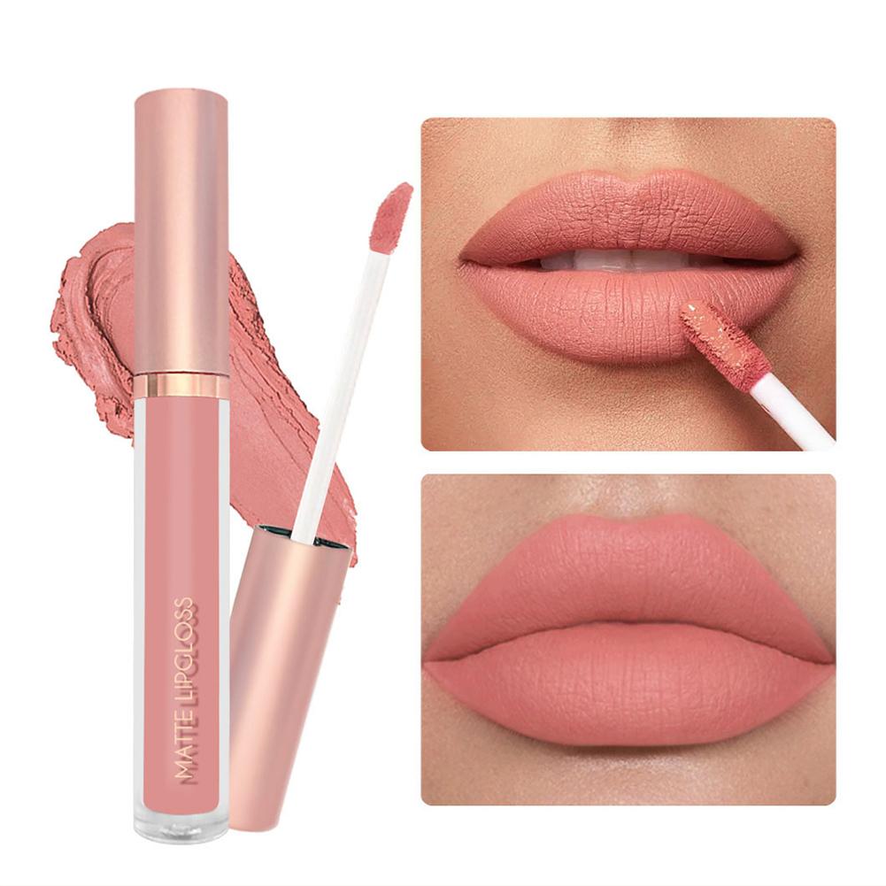 3 개/대 누드 립 글로스 매트 벨벳 립스틱 방수성 오 - Matte Velvet Lip Tint Long Lasting 리뷰 및 가격