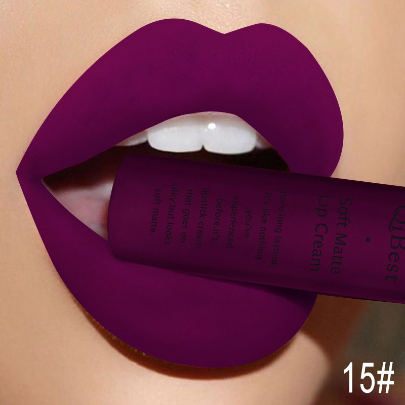 QIBEST 섹시한 벨벳 매트 립 글로스 리퀴드 립스틱 - Matte Velvet Lip Tint Long Lasting 리뷰 및 가격