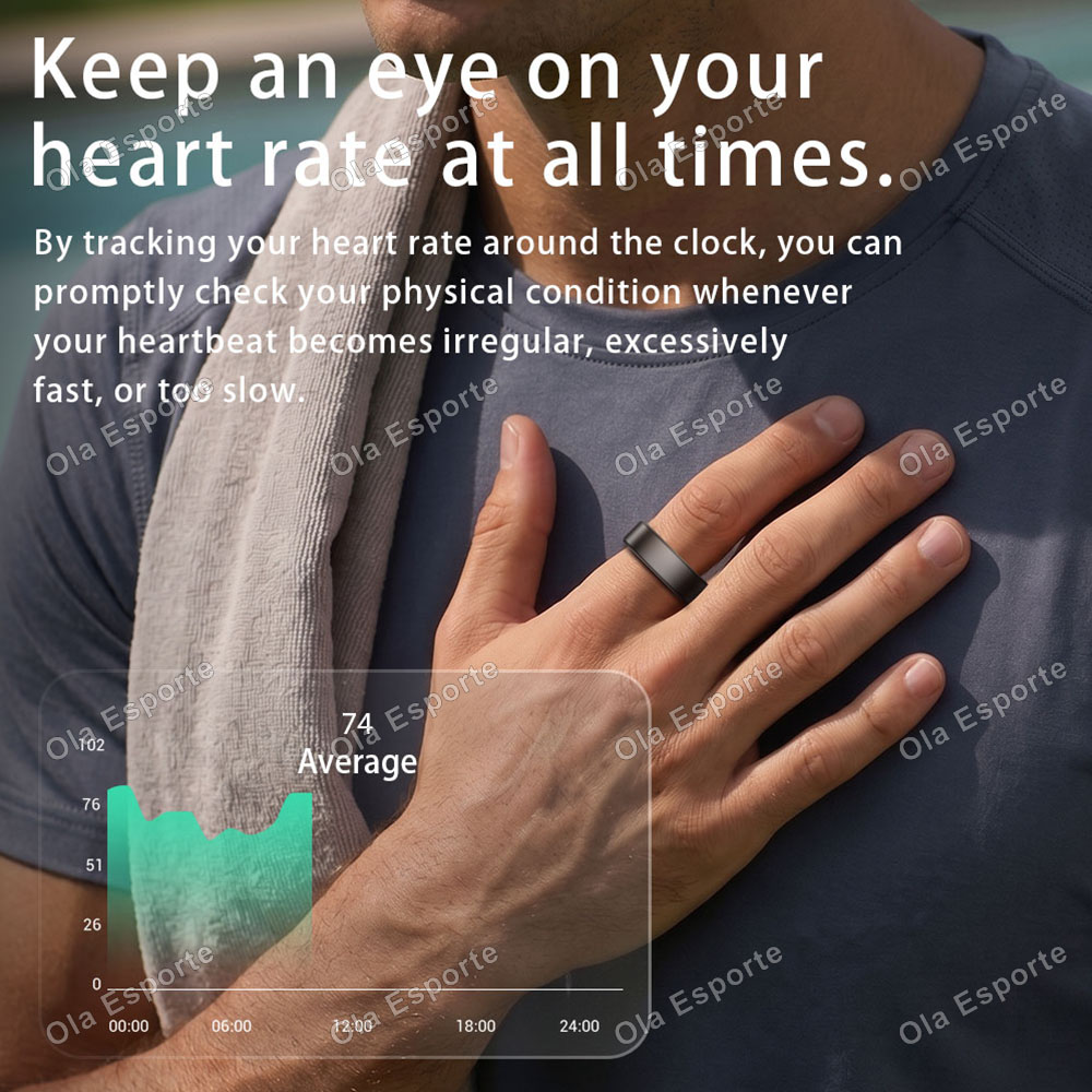 Ola Esporte 스마트 링 남성 여성 커플 스마트 - Health Monitors 리뷰 및 가격