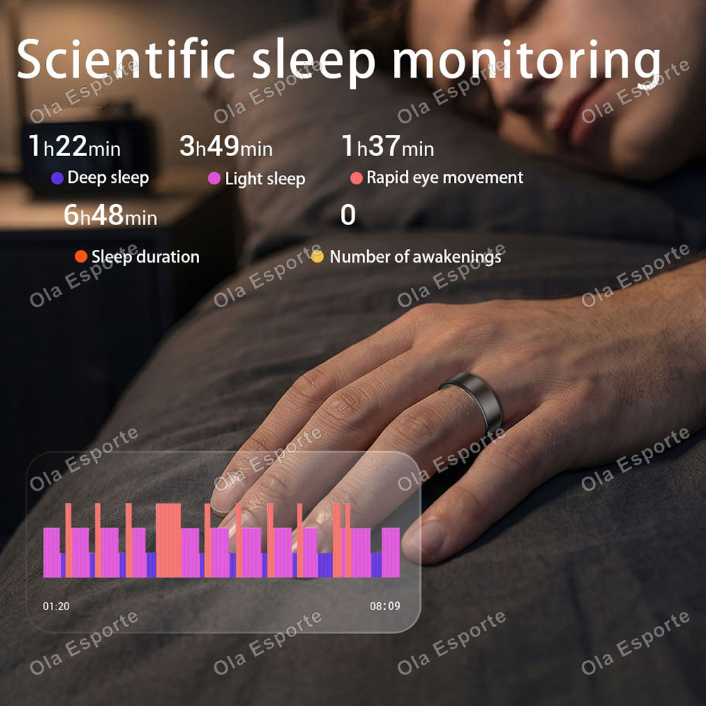 Ola Esporte 스마트 링 남성 여성 커플 스마트 - Health Monitors 리뷰 및 가격