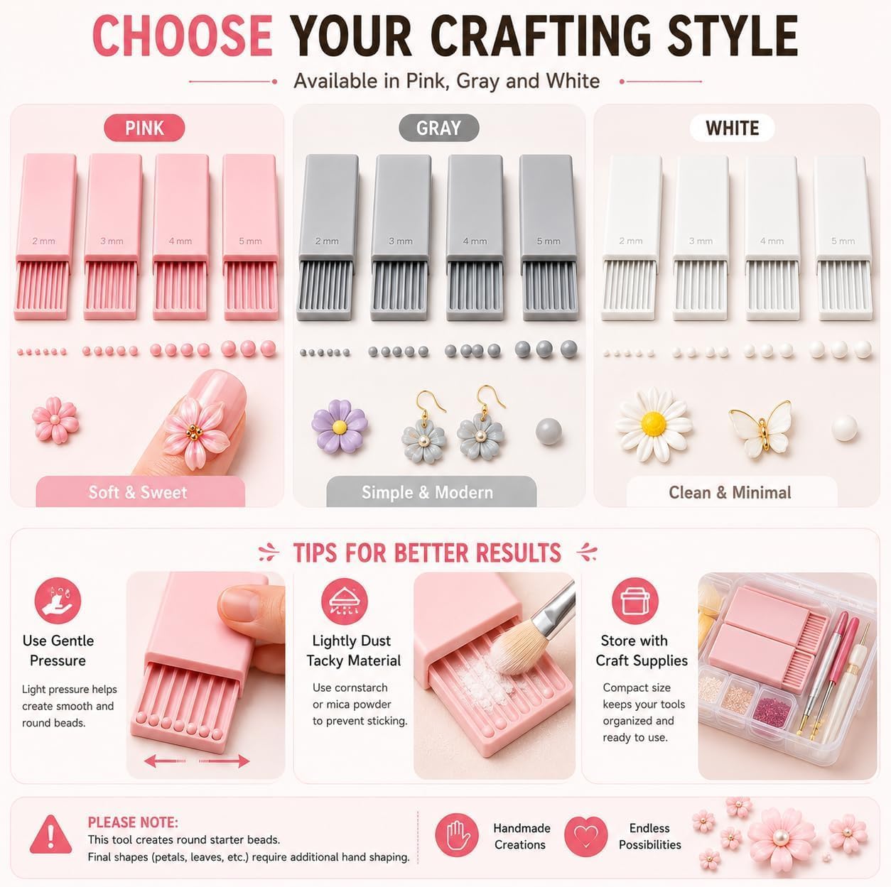 4개입 3D 프린트 클레이 젤 볼 메이커 도구, 3D  - Nail Art 리뷰 및 가격