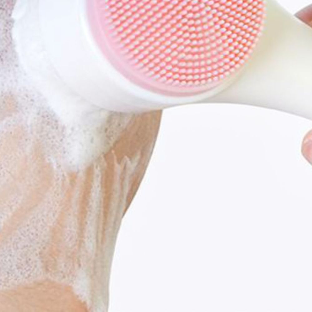 실리콘 소재의 양면 페이셜 클렌징 브러시, 부드러운 털 - Silicone Face Scrubber Electric 리뷰 및 가격