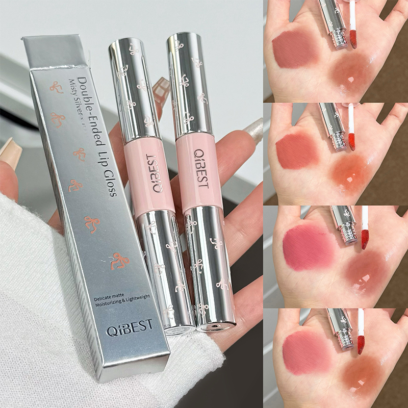 QIBEST 더블 헤드 매트 벨벳 리퀴드 립스틱 & 워 - Matte Velvet Lip Tint Long Lasting 리뷰 및 가격