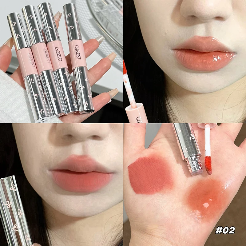 QIBEST 더블 헤드 매트 벨벳 리퀴드 립스틱 & 워 - Matte Velvet Lip Tint Long Lasting 리뷰 및 가격