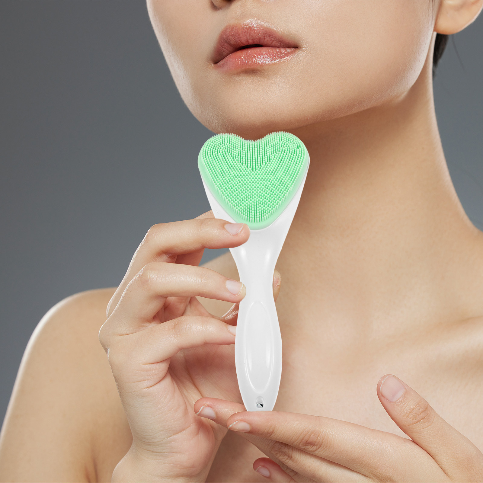 얼굴 세안용 브러시, 실리콘 재질, 손으로 사용하는 얼 - Silicone Face Scrubber Electric 리뷰 및 가격