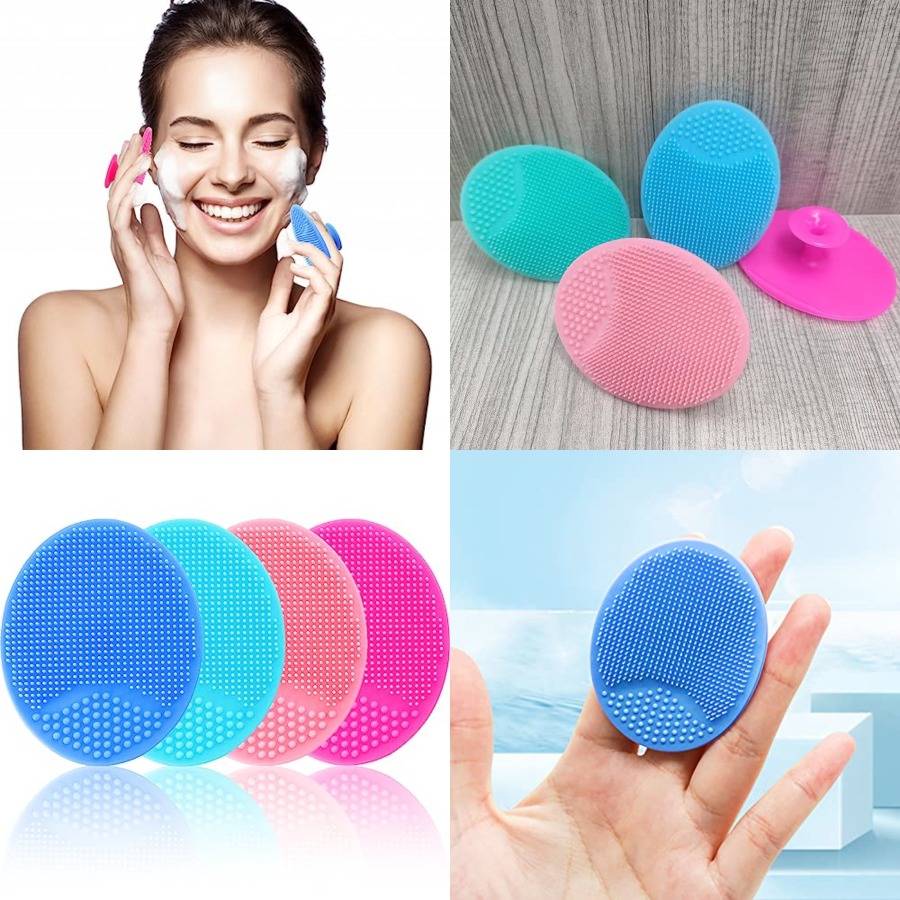 실리콘 세안 브러쉬 - 4개입 딥 클렌징용 페이스 스크 - Silicone Face Scrubber Electric 리뷰 및 가격