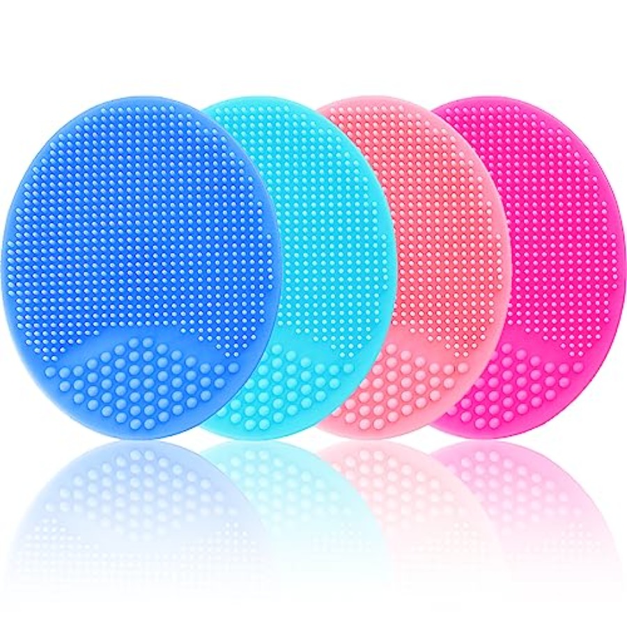 실리콘 세안 브러쉬 - 4개입 딥 클렌징용 페이스 스크 - Silicone Face Scrubber Electric 리뷰 및 가격