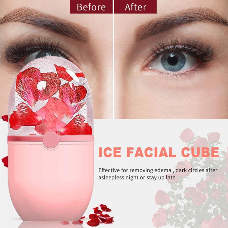 실리콘 아이스 큐브 페이스 롤러, 뷰티 스킨케어용 재사 - Face Ice Roller Puffiness 리뷰 및 가격