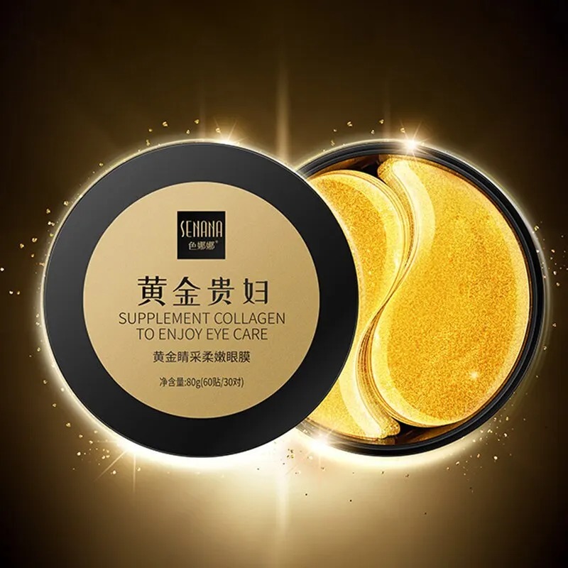 골든 모이스처라이징 아이 마스크, 눈 피로 해소, 눈  - Collagen Under Eye Patches 리뷰 및 가격